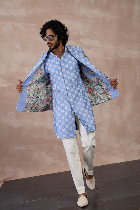 Kairos Nehru Jacket+FOE Set